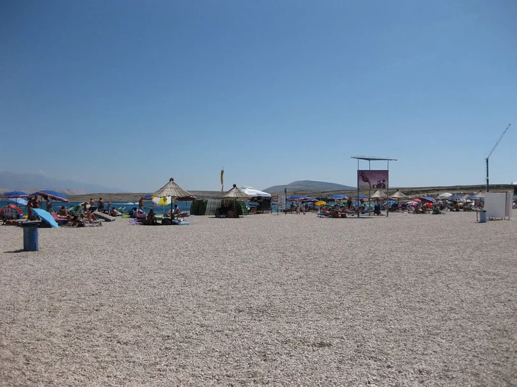 Pag Island, Zrće beach.