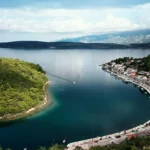 Novigrad coastal town and bay on the Adriatic coast in Croatia
